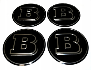Mercedes Brabus Embime Logo Stickers 56 mm 4 ks