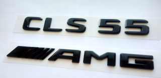 Mercedes Cls55 AMG Emblmat Plaski čierny lesklý lesklý