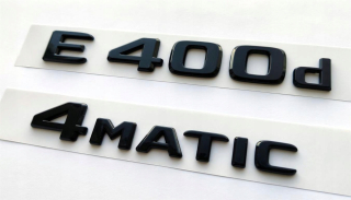 Mercedes E 400D 4Matic Emblmat Plask Black