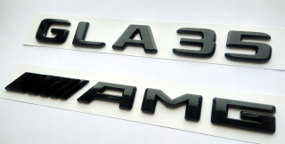 Mercedes GLA35 AMG EMBLMAT PLASKI BLACK