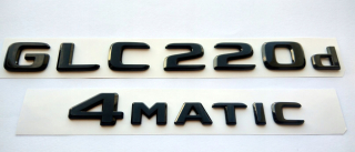 Mercedes GLC 220D 4MATIC EMBLMAT Čierna lesklá