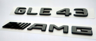 Mercedes gle 43 Amg Emblmat Plaski čierna