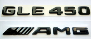 Mercedes GLE 450 AMG EMBLEMA Čierna lesklá