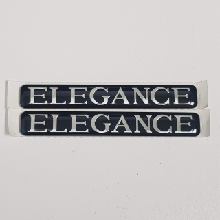Nálepka na nálepku na nápis Mercedes Elegance 2ztuk