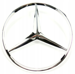 Mercedes zadný W210 konvexný znak hviezda 85 mm