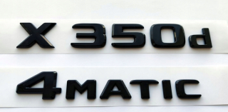 Mercedes x350d 4matický emblect čierny byt
