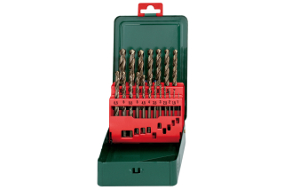 Vrtak, vrtáky - Sada metabo hss-co 19 pre kov