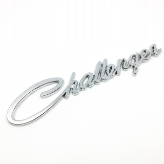Kovový znak Dodge Challenger Chrome