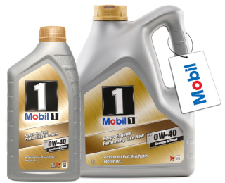 Mobil 1 nový život 0w40 0w-40 5L (4L + 1L) + zadarmo