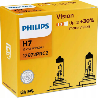 Žiarovky - Strong Philips Vision H7 55W +30% žiarovky