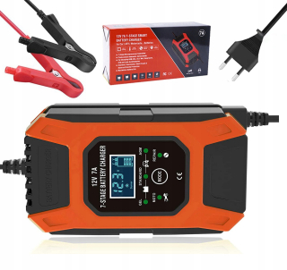 Klinový remeň kosačky - Silný automatický usmerňovač LCD 120AH LCD 12V 7A
