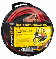 Klinový remeň kosačky - Moje auto začínajúce káble - 400a - 2,5 m - puzdro