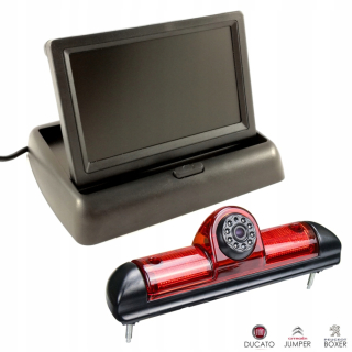 Cúvacie kamery - Skladací monitor 4.3 '' Ducato Foxer Boxer Camera