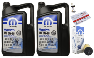 Mopar 5W20 10L + filter 68191349ab /MO-349 + zadarmo