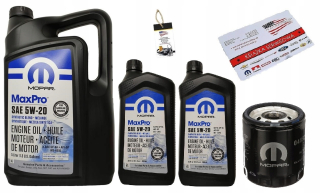 Mopar 5W20 7L + filter 4892339aa + Freebies