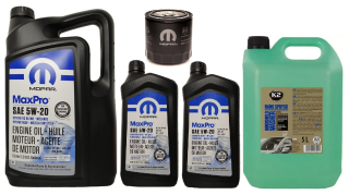 Mopar 5W20 7L+filter 5281090Ab Dodge Ram- Jeep