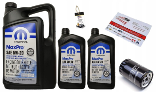 MOPAR 5W20 7L MS-6395 + MO-452 FILTER + Freebies