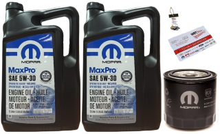 MOPAR 5W30 10L MS-6395 + OFE00292 FILTER + Freebies