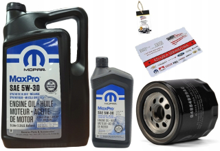 Mopar 5W30 6L + MO-899 (PH2) Filter + Freebies