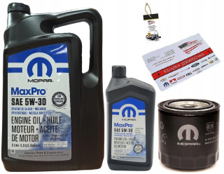 Mopar 5W30 6L + OFE00292 filter (MO-090) + Freebies