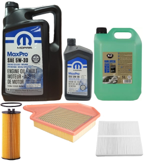 Mopar 5W30 6L+filtre Chrysler Town Cuntry 3.6