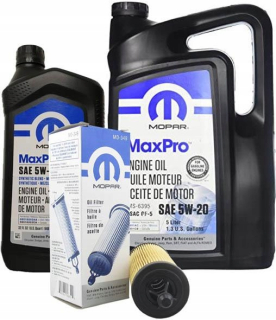 Mopar Maxpro 5W20 5.946L + MO-349 Olejový filter