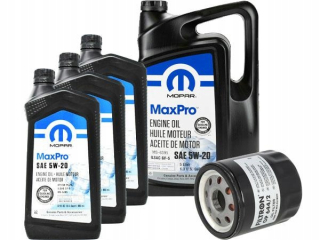 Mopar MaxPro 5W20 7.838L+Olejový filter OP644/2