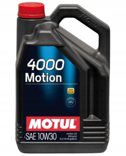 Motul 100334 10W/30 4000 pohyb 5L motorového oleja