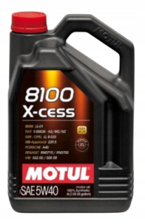 Motul 104256 motorový olej 5W/40 8100 x-cená 4L