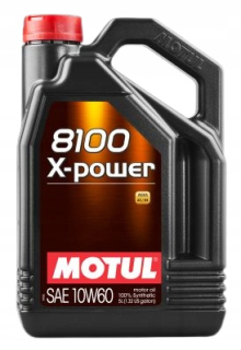 Motul 106144 10W/60 8100 X-Power 5L motorového oleja