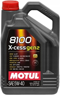 Motul 109776 motorový olej 5W/40 8100 X-ICE 2G