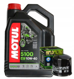 Motul 10W40 HF202 Kawasaki EN450 EX500 GPZ Filter