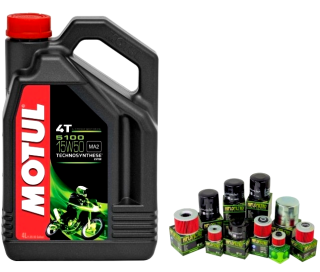 Motul 15W50 5100 MA2 4L + olejový filter zadarmo