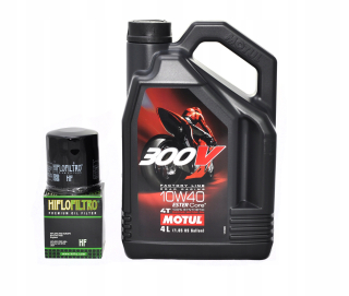 Motul 300V 10W40 4L + Suzuki GSXR 1000 01-11 Filter