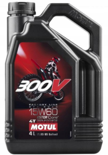 MOTUL 300V FACTORY LINE OFF ROAD 15W60 4T ESTER 4L