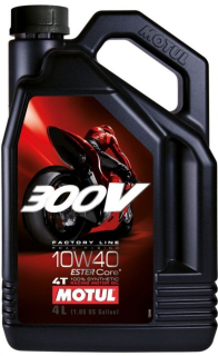 Motul 300 V olej 4T 10W40 4L + olejový filter Poznań
