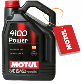 Motul 4100 Power 15W50 5L ACEA A3/B4 + zadarmo