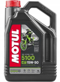 Motul 5100 15W50 4T Jaso MA2 ester pre 4L motocykle
