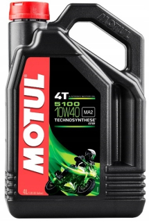 Motul 5100 4T 10W40 4L Semi -synthetický esterový motocykel