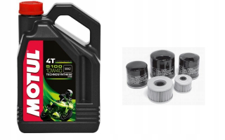 Motul 5100 + olejový filter Kawasaki ZX6R KVF VN Z750