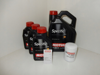 Motul 5W30 8L +Mustang GT 5.0 Olejový filter