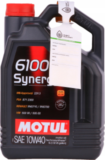 Motul 6100 Synergies + 10W40 - 5L
