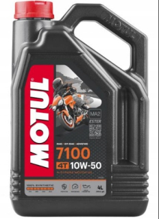 Motul 7100 10W50 4T Jaso MA2 4L Motocykle Oil