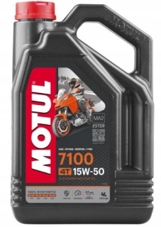 Motul 7100 15W50 4T Jaso MA2 4L Motocykle Oil