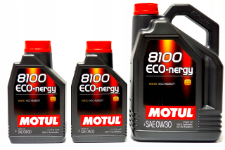 Motul 8100 Eco -Energy 0w30 7L - Volvo VCC 95200377