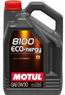 Motul 8100 Eco-Energy 0W30 A5 Volvo 5L VCC 95200377