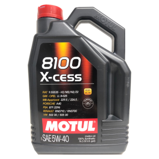 Motul 8100 X-ICE 5W40 5L BMW LL 01