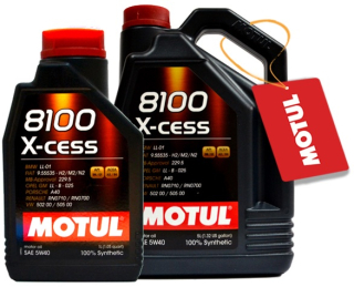 Motul 8100 X-ICE 5W40 6L (5 + 1) + zadarmo