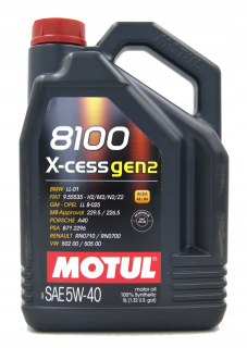 Motul 8100 X-ICE GEN2 5W40 5L