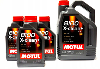 Motul 8100 X-Clean+ C3 5W30 8L